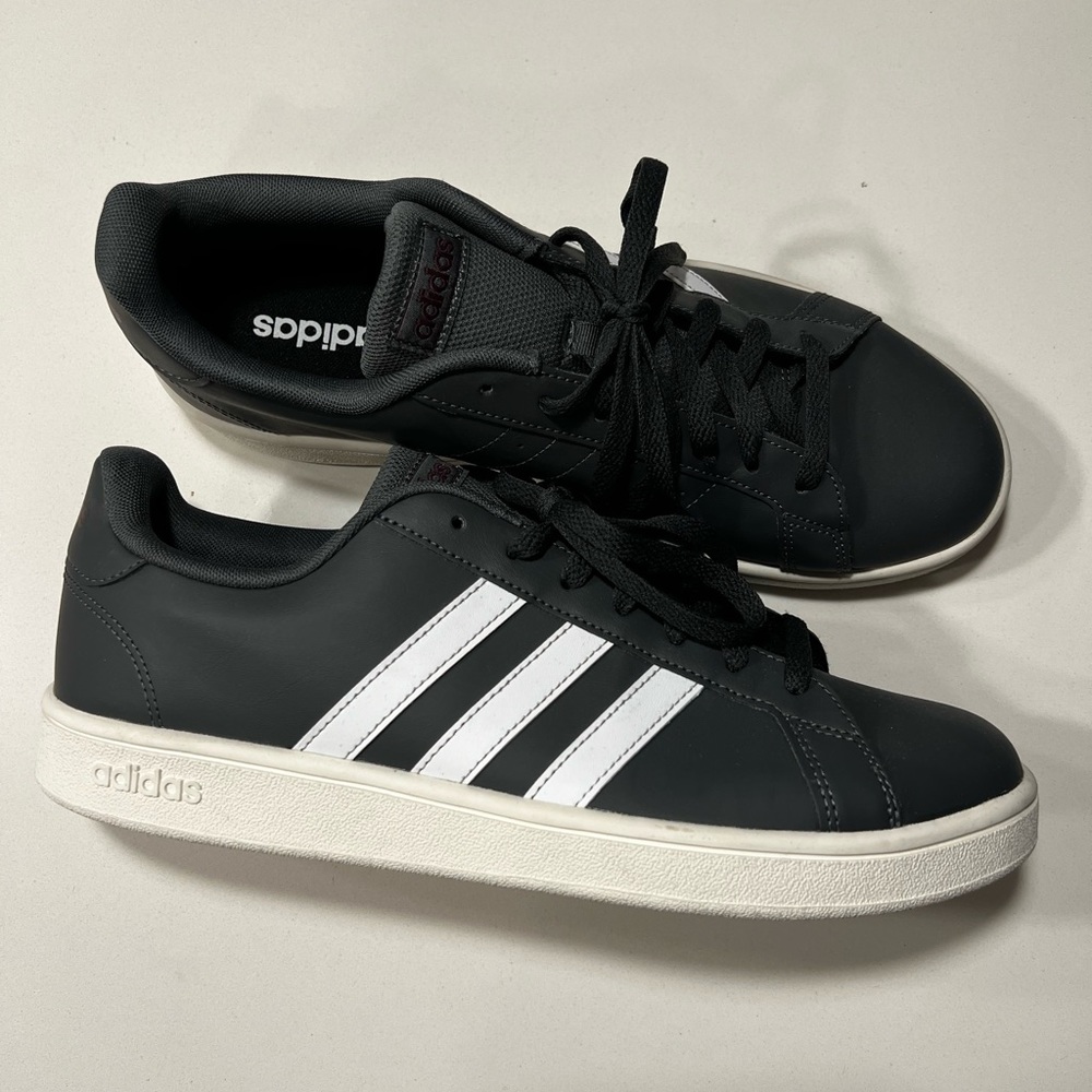 Mens Adidas Grand Court Leather Sneakers